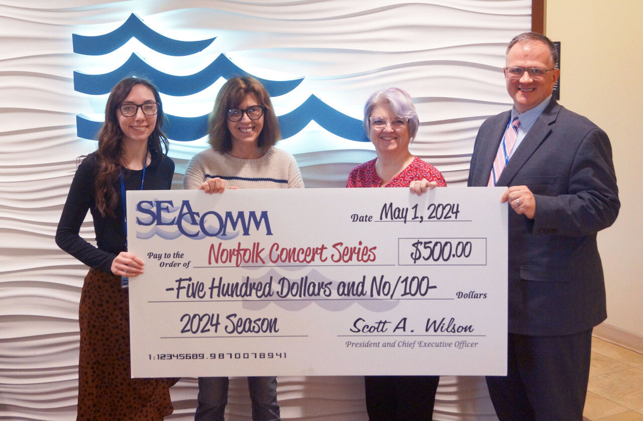 Seacomm Donates To Norfolk Concert Series North Country Now